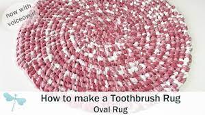 a toothbrush rug oval rug