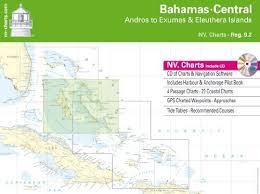 Nv Charts Region 9 2 Bahamas Central Andros To Exumas Eleuthera Islands