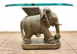 Auction Figural Indian Elephant Glass