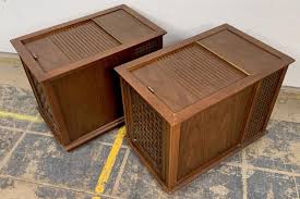 magnavox console stereo side tables