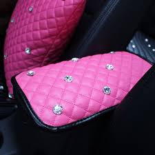 Pink Leather Car Seat Covers For Girls