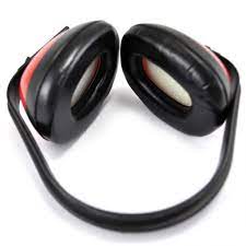 Chụp tai chống ồn SuperChing JE201 dùng trong môi trường nhiều tiếng ồn,  nhẹ êm ái, giảm ồn 28dB (đỏ đen) - Ear Muff JE201
