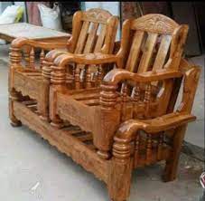 5 seater am teak wood sofa set at rs