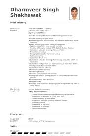 Resume CV Cover Letter  it field engineer sample resume    desktop    