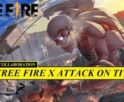Garena free fire is iso zone among the foremost popular mobile games within the world the instant with it's download count rising everyday. Free Fire X Attack On Titan Collaboration Archives Free Fire Booyah