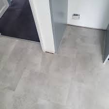 flint grey 5 5mm spc tile floor