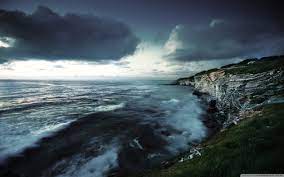 coast stormy weather ultra hd desktop