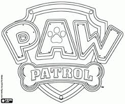 Mit diesen pawtastischen masken werden eure kleinen teil der paw patrol! Paw Patrol Logo Malvorlagen Coloring And Malvorlagan
