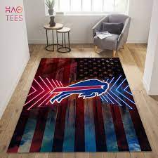 buffalo bills nfl art rug living room