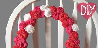 diy rose covered heart frame