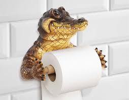Crocodile Wall Mounted Toilet Paper