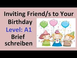 inviting friend s to your birthday