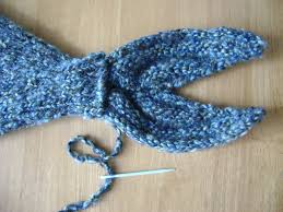north star knit mermaid blanket