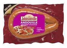 What is in Johnsonville andouille sausage?