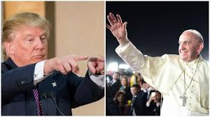 Résultat de recherche d'images pour "trump pape françois"