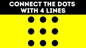 Connect 9 dots with 4 lines? 10 Tricky Riddles That Ll Mess With Your Mind Youtube