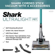 shark ultralight pet corded stick