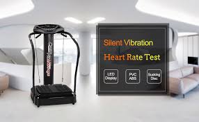 Murtisol Vibration Platform Power Plate Whole Body Vibration Machine With Remote Control Heart Rate Grips Led Touch Screen Resistance Bands