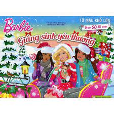Sách - Barbie - Giáng Sinh Yêu Thương (Tô Màu Khổ Lớn) - MuaZii
