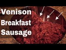 amazing venison breakfast sausage