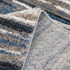 sline blue multi 2 ft x 7 ft striped runner rug