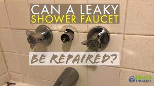 can a leaky shower faucet be repaired