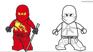 Lego Ninjago Cole and Kai Coloring Page! Fun Coloring Activity for Kids  Toddlers & Children! - video Dailymotion