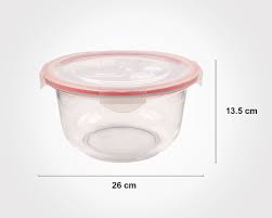 Glass Bowl With Lid 3l