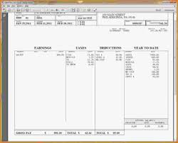 Free Pay Stub Maker Template Check Generator Creator For