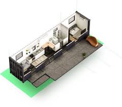 Efficient Container Floor Plan