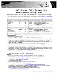 It is a lot of information, though, so you want to give yourself a good month or two prior to your test to be able to go through it all. Pcat Pharmacy College Admission Test Pre