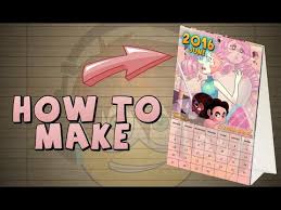 How To Make Your Own Calendar Youtube