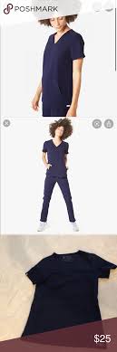 Figs Pacora Bonded Scrub Top Figs Size Xxs Navy See