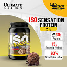 ultimate nutrition iso sensation whey