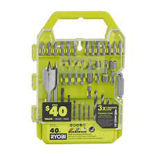 40 Piece Ryobi Drill And Impact Drive