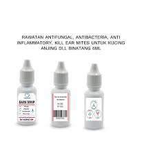 Antibiotic ear drops plus pain reliever for treatment of infections of the external ear, such as swimmer's ear, and relief of associated earaches. Ubat Telinga Kucing Anjing Ear Drops Treatment For Cat Dog 5ml Shopee Malaysia