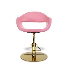 salon styling chair milla pink seat