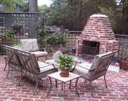 how to make an outdoor brick fireplace