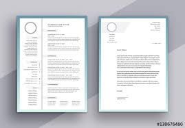 Minimalist Cv And Cover Letter Layout With Grayscale Tabs