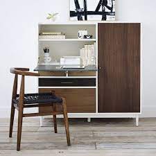 What is a secretary desk if not a compact, multifunctional and multipurpose desk, equipped with accessories, from drawers to storage compartments, capable of storing objects? Modern Secretary Desk Ikea Ikea Furniture Makeover Furniture Makeover Home Decor Furniture