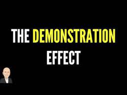 the demonstration effect clear s