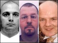 Brian Burns (l), Christopher Duff and Barry Tierney. All efforts to find the men have proved unsuccessful - _41825092_suspects203