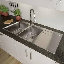 kitchen sink 2 0 double bowl rh drainer