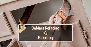 cabinet refacing vs painting which