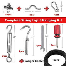 Globe String Light Suspension Kit
