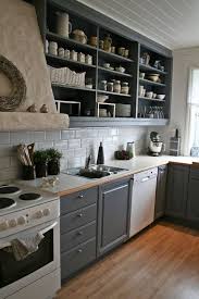 33 smart no door kitchen cabinet ideas