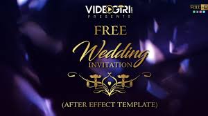 free wedding invitation video