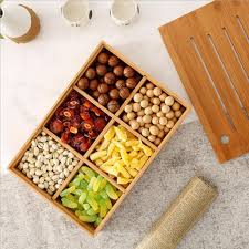 creative snack dry fruit serving tray