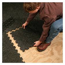 interlocking rubber flooring