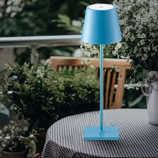 Outdoor Light Led Table Lamp Blue Touch